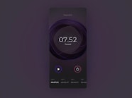 Stopwatch App UI UX Design Concept Ramotion Agency Stopwatch App UI UX Design Concept Ramotion Agency