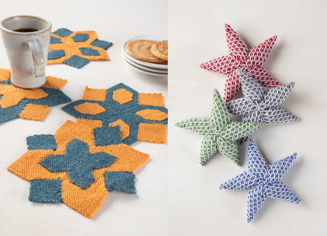 Scandinavian Stardust Doilies by Edith van Tassell and Star Light, Star Bright by Deborah Bagley
