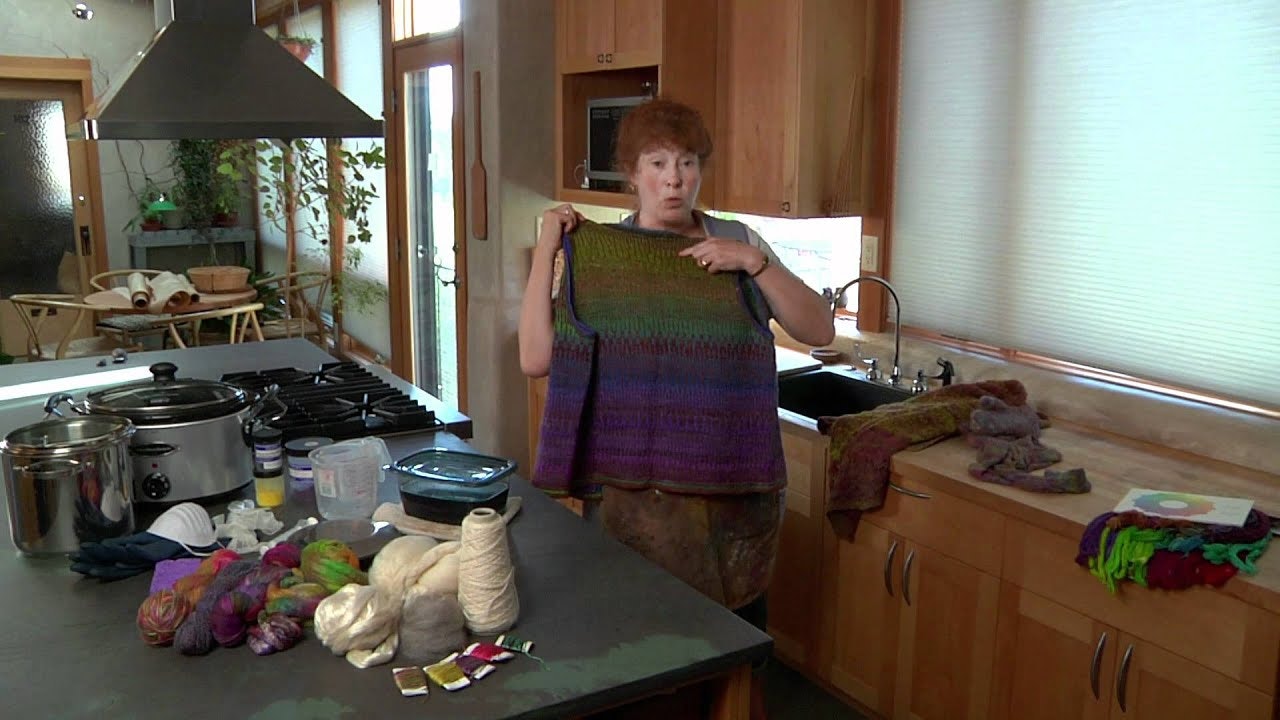 dyeing in the kitchen