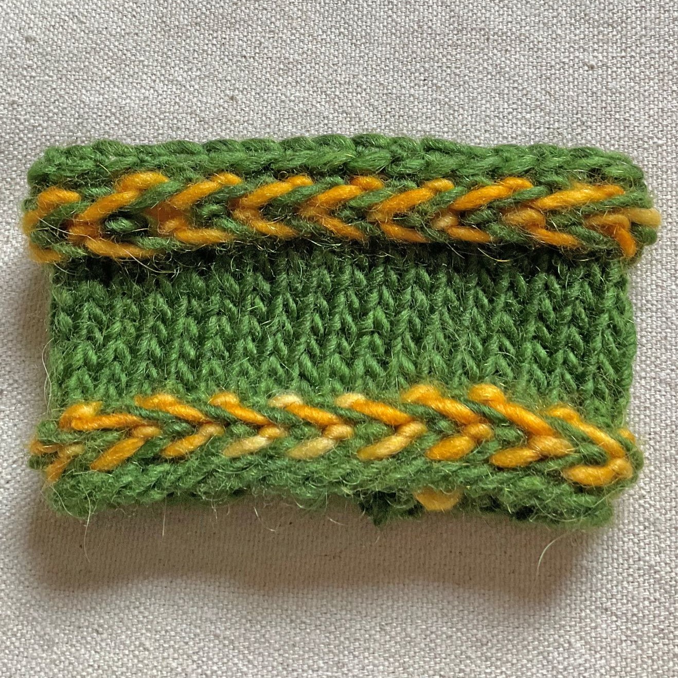 Latvian Braid in the round