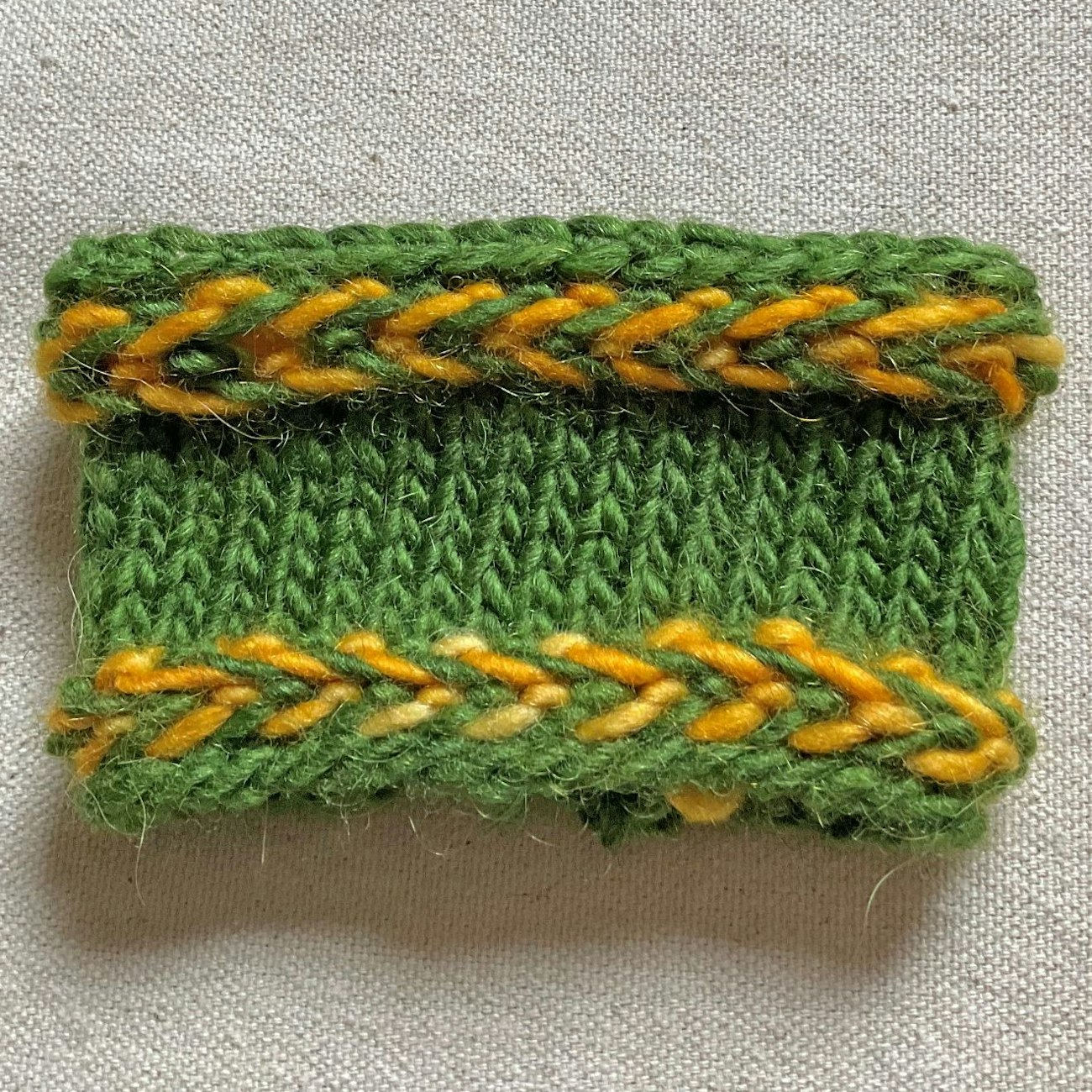 Latvian Braid in the round