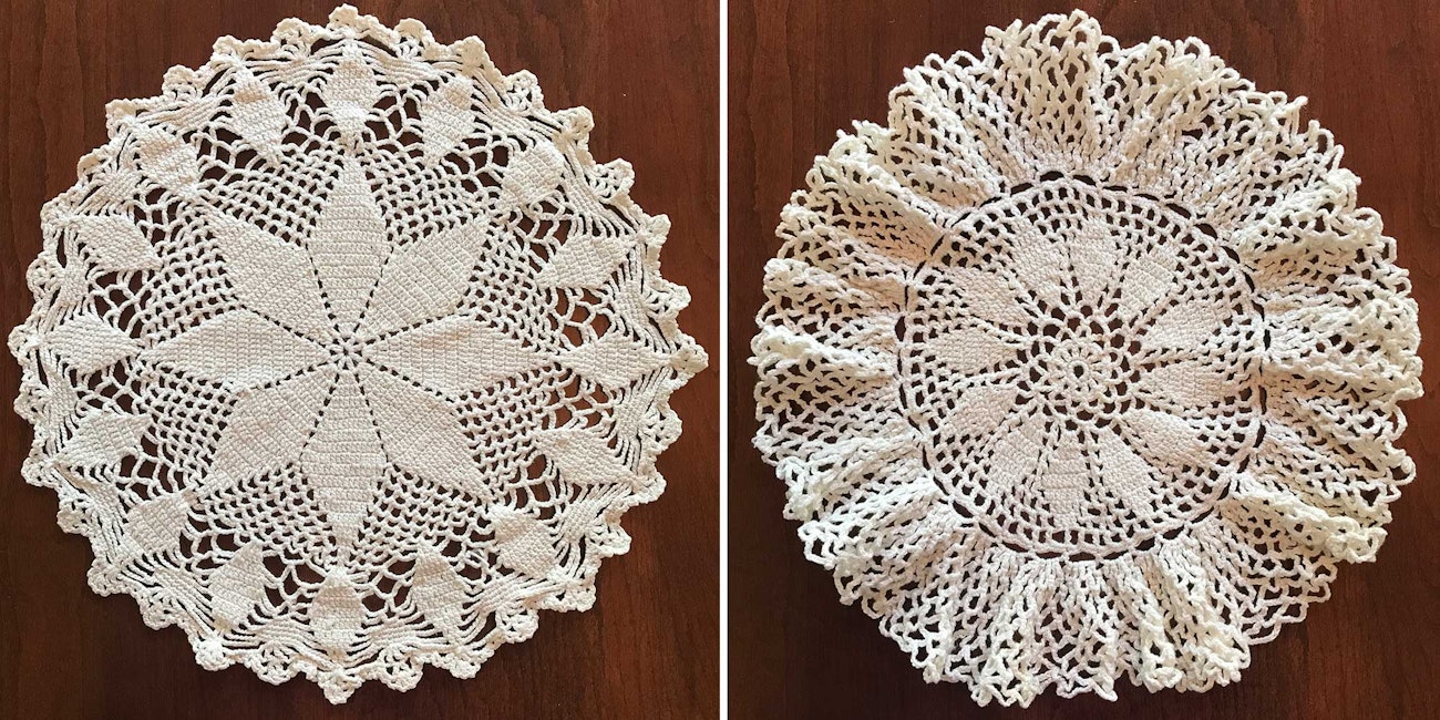 Eight-point-and-ruffle