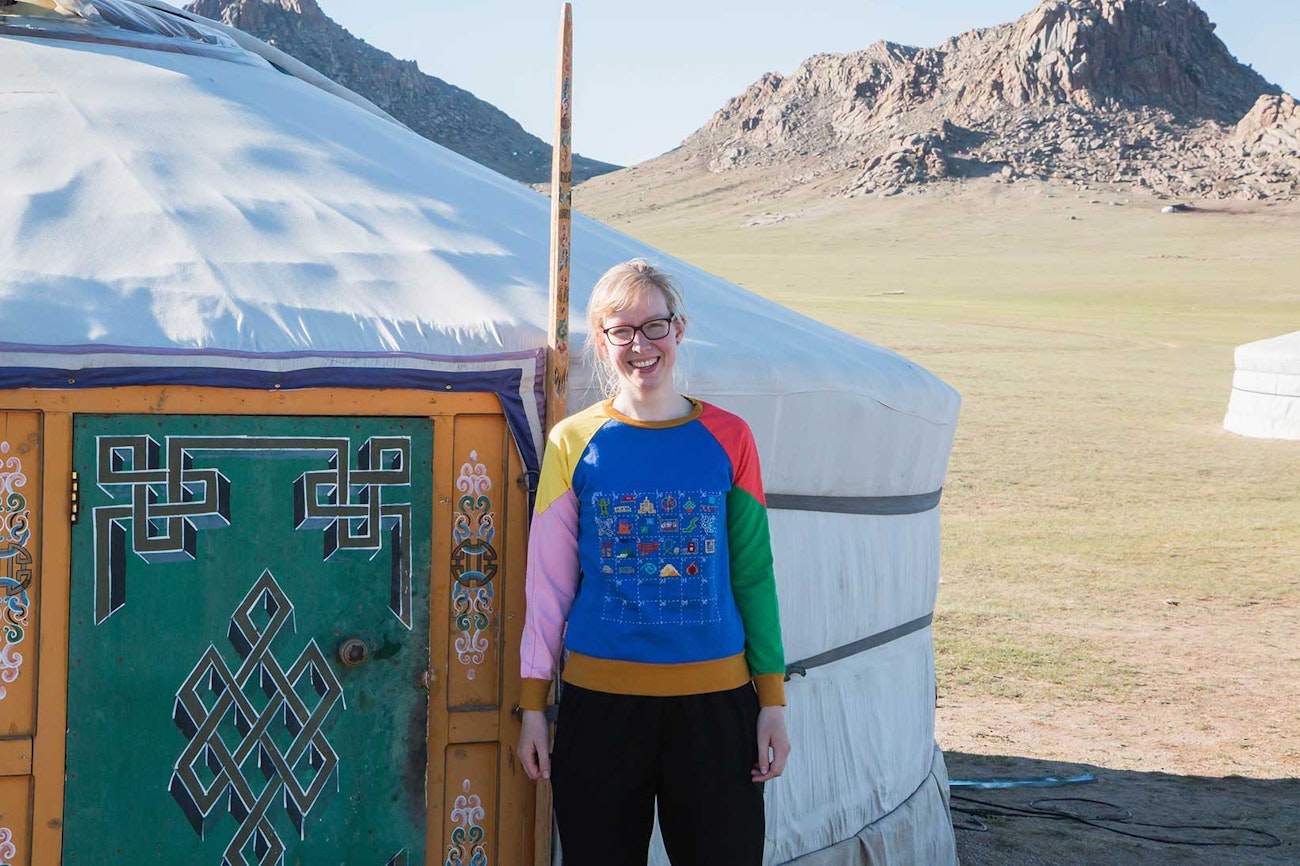 author-near-yurt