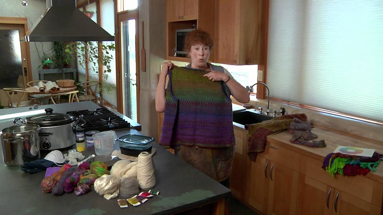 dyeing in the kitchen