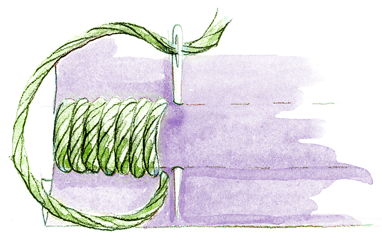 Satin stitch