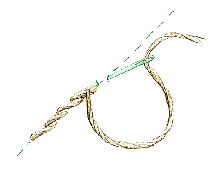 Stem stitch