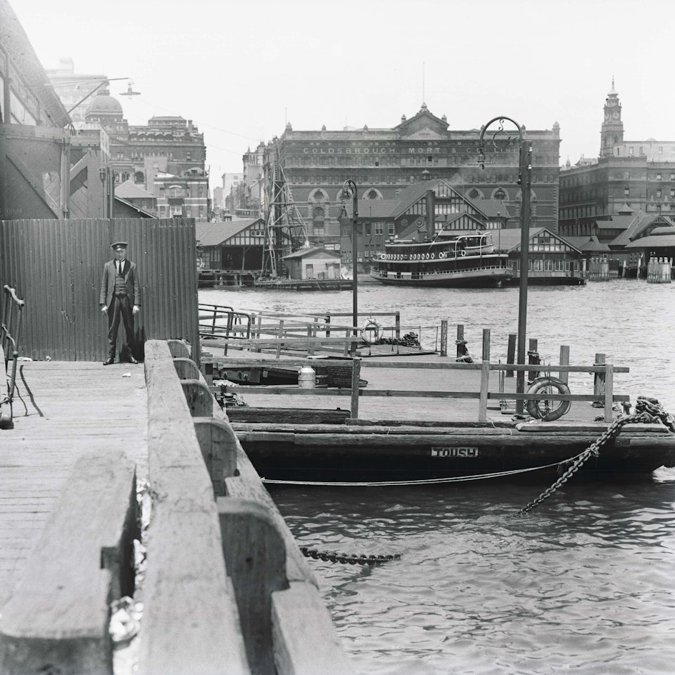 Temporary wharf east side of Circular Quay