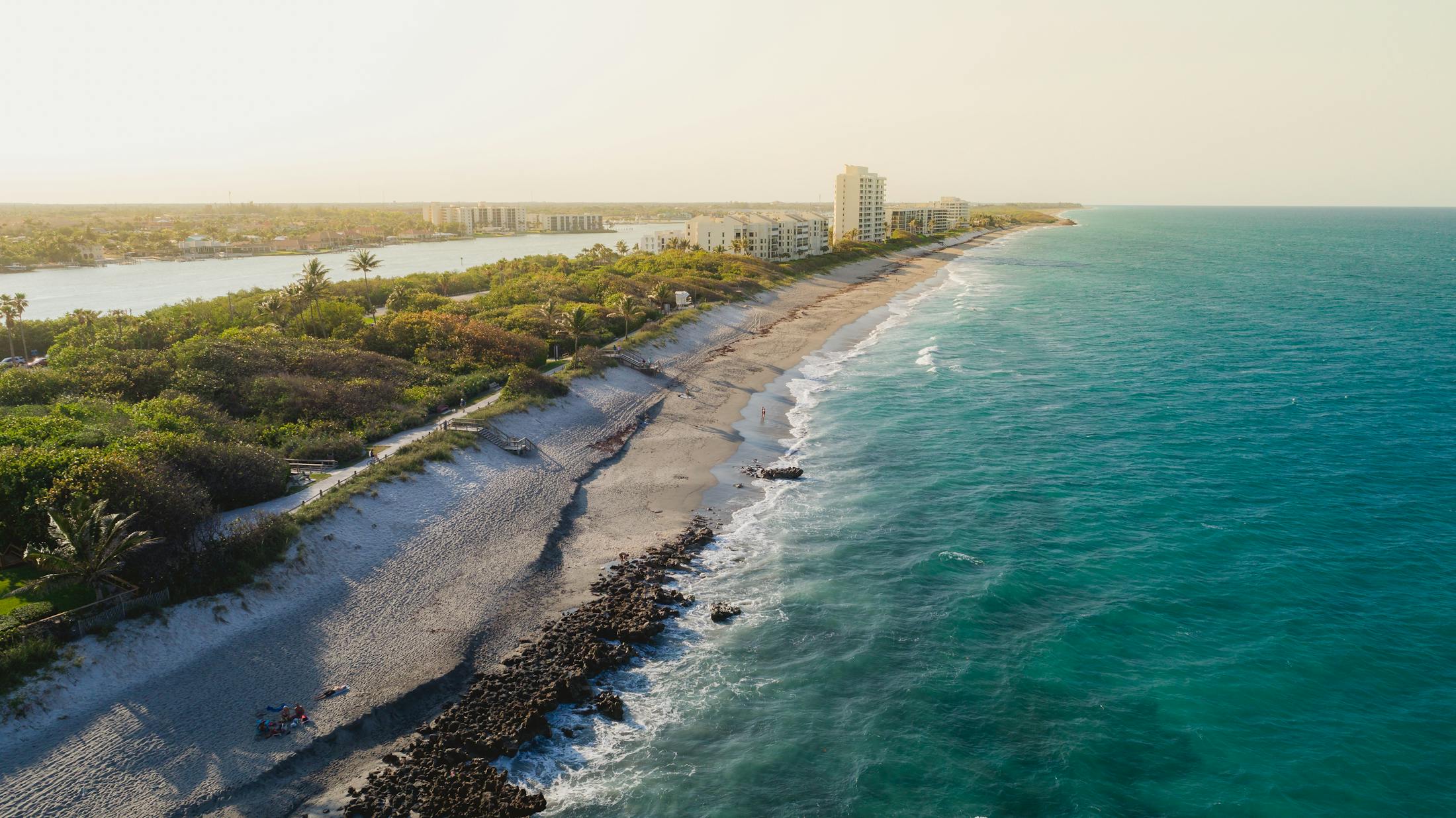 Aerial of Jupiter, FL