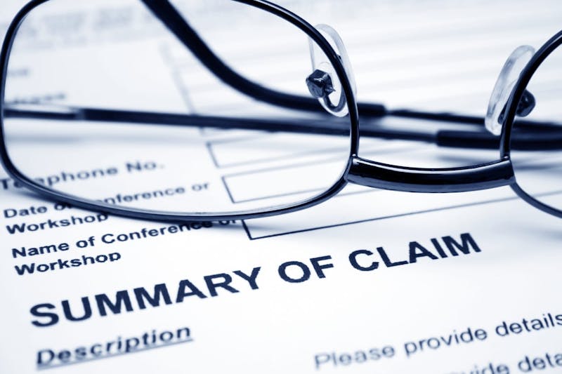 glasses on a insurance claim