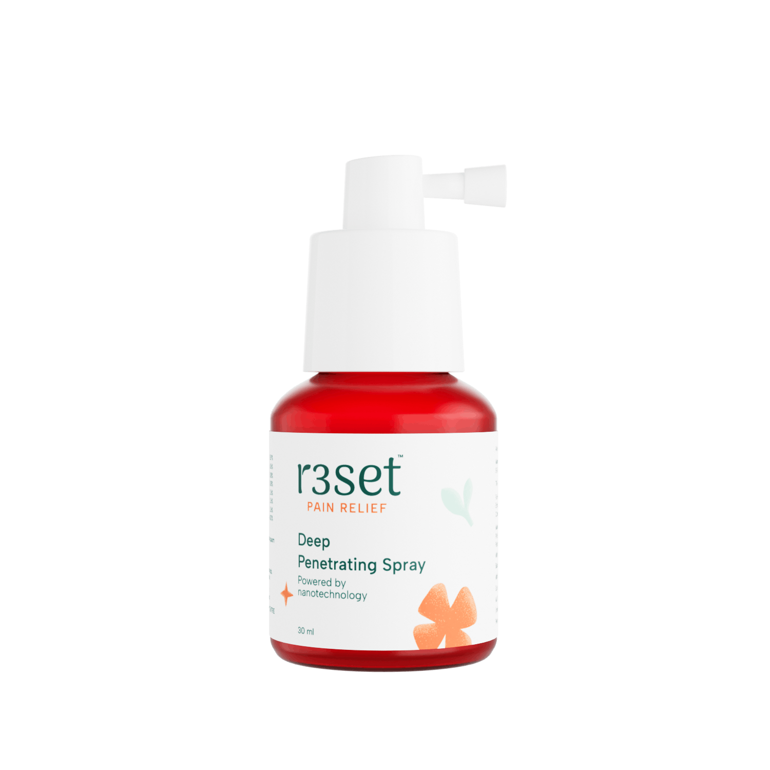 3D render of the reset pain relief spray - front
