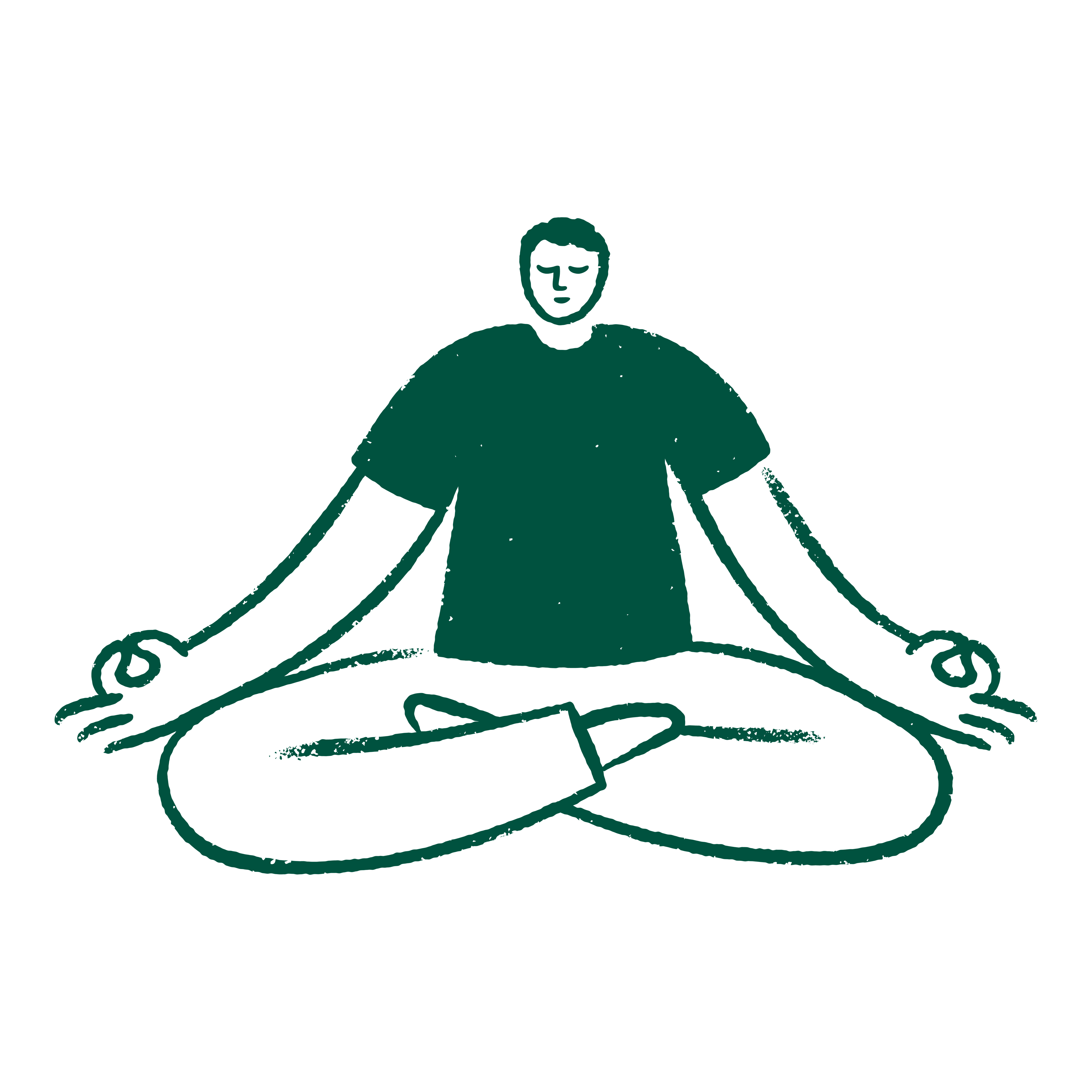 illustration of yoga vector