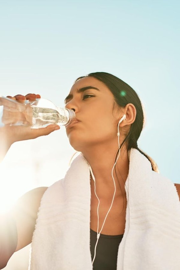 Woman Drinking Water