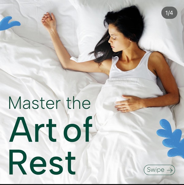 Sleeping woman banner