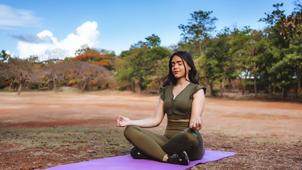 Woman doing Yoga