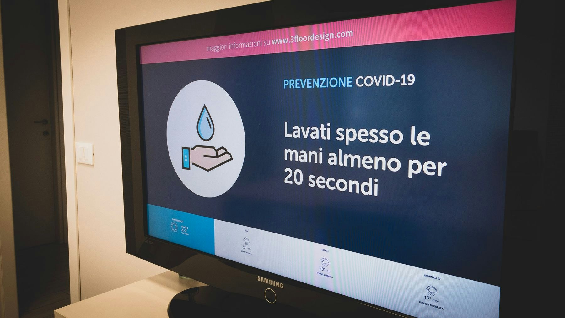 Schermo digital signage Monitor per digital signage
