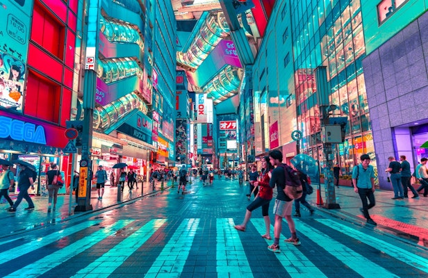 Shopping tour in Tokyo & Mount Fuji Experience and hot spring
