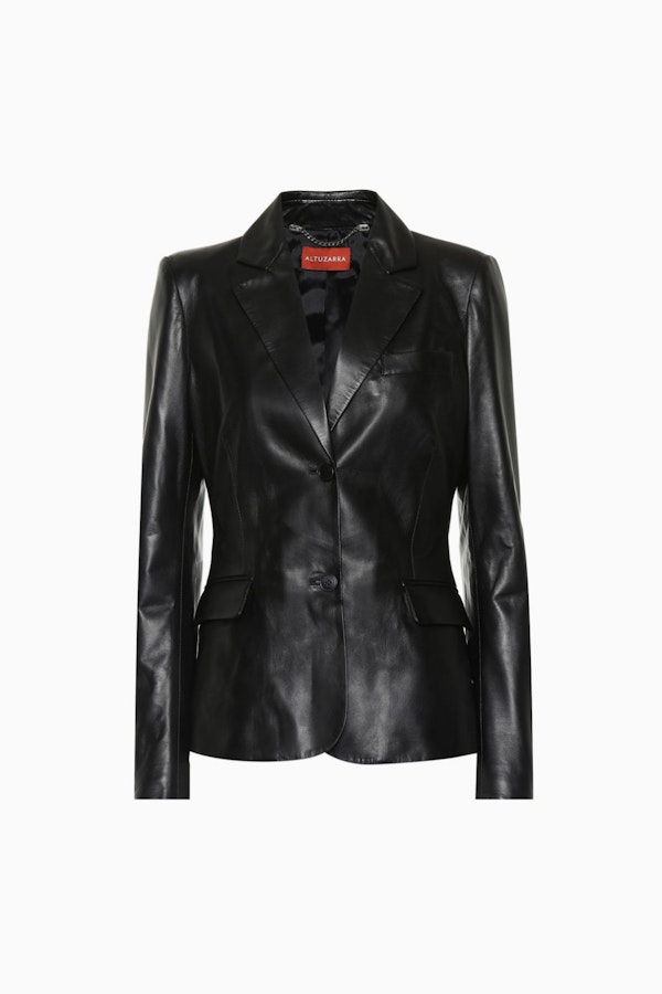 Every stylish woman needs a black leather jacket in this Fall