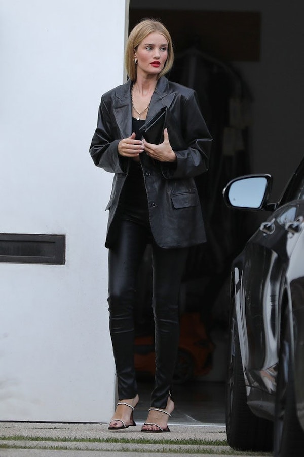 Every stylish woman needs a black leather jacket in this Fall