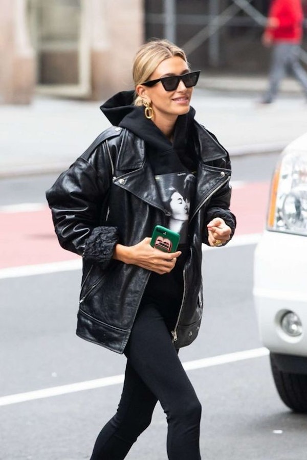 Every stylish woman needs a black leather jacket in this Fall