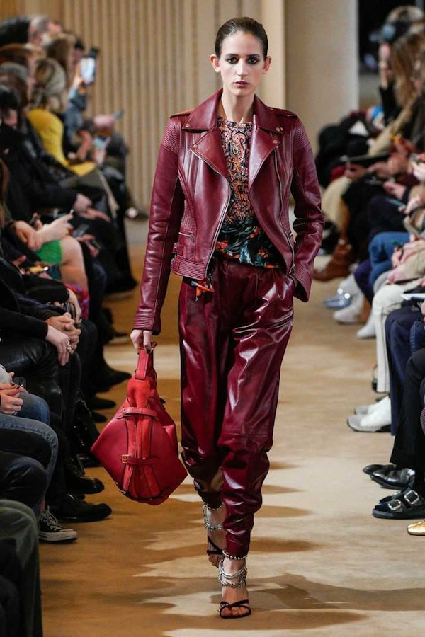 50 shades of red: the most fashionable color for leather items this fall