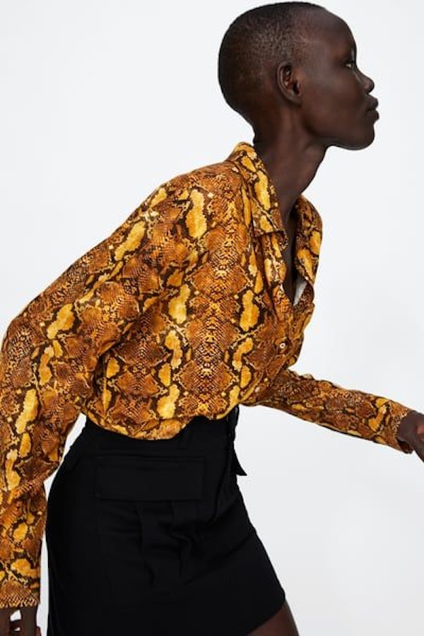 Multi-colored python is an important trend this Fall