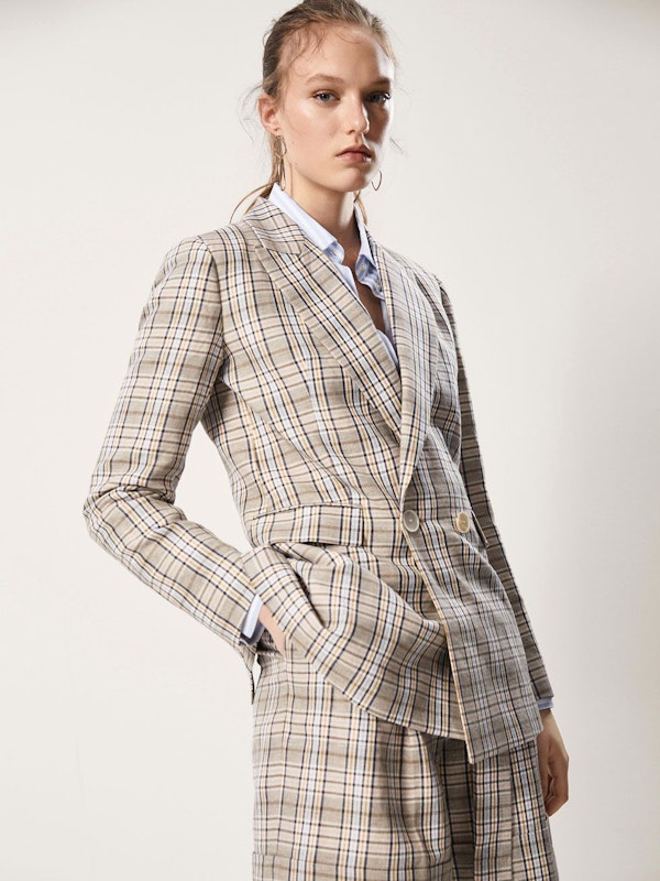 What to combine with checkered jackets this Fall