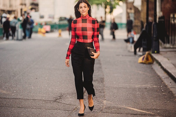 What to combine with checkered jackets this Fall