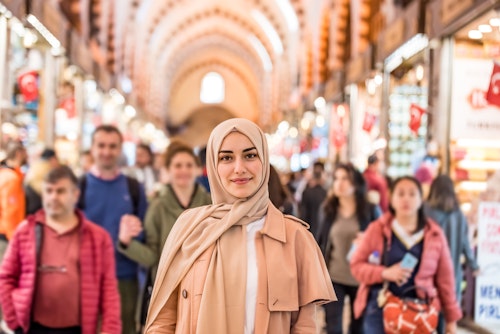 Girlfriend's shopping trip in Istanbul