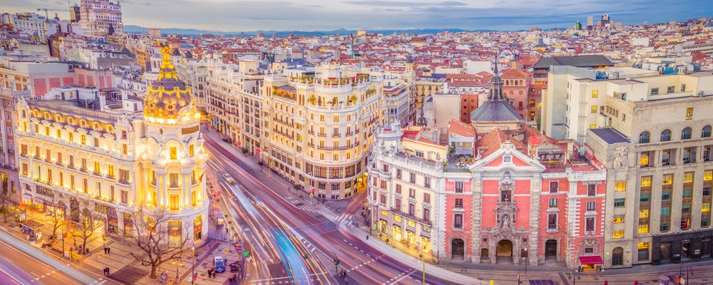 Girlfriend's shopping trip in Madrid