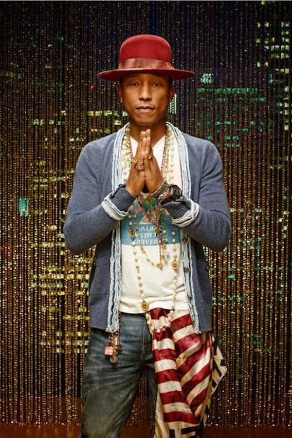 Steal his style: Pharrell Williams