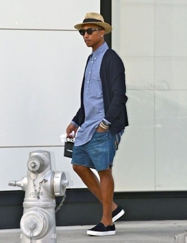 Steal his style: Pharrell Williams