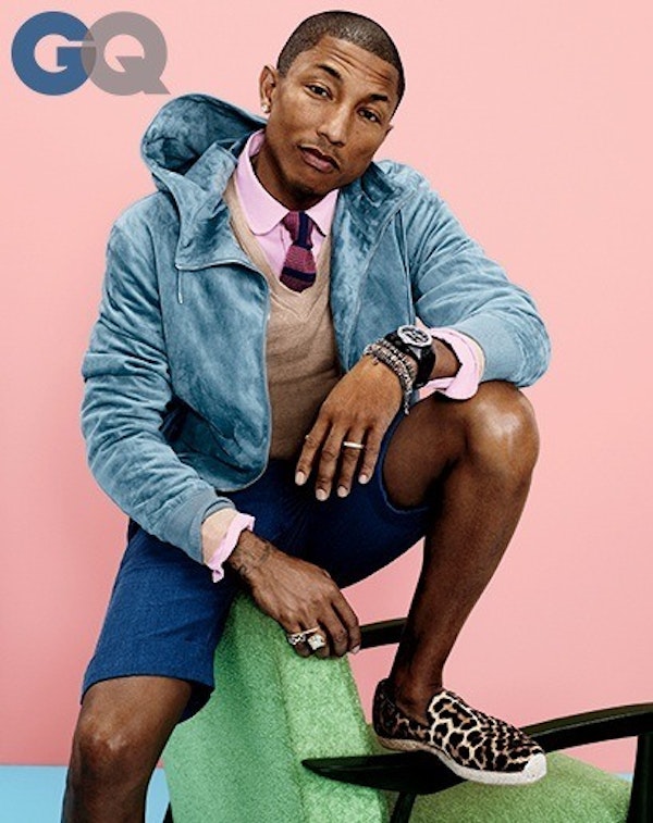 Steal his style: Pharrell Williams