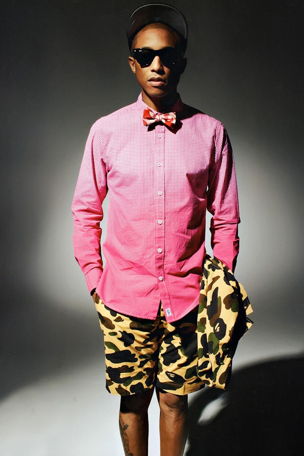 Steal his style: Pharrell Williams