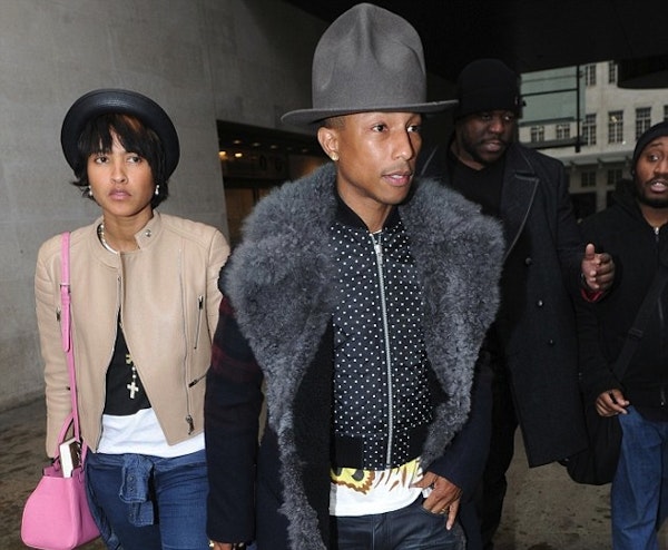 Steal his style: Pharrell Williams