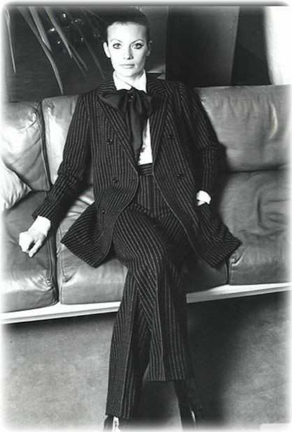 How women started wearing men's suits