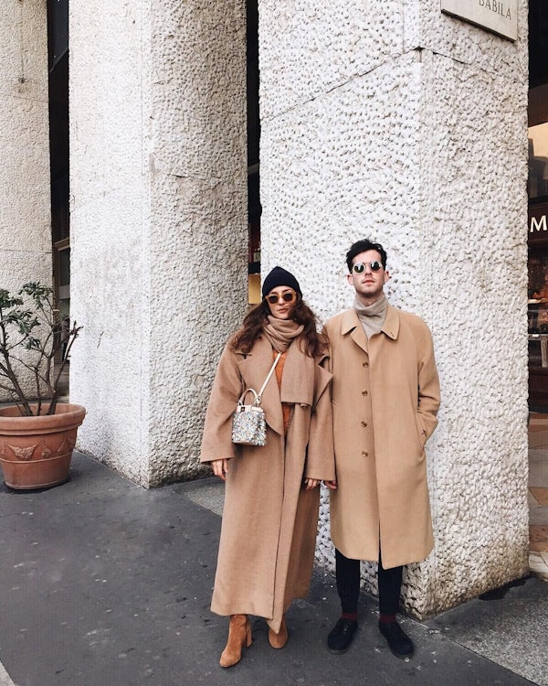 What stylish Italian women wear in winter time