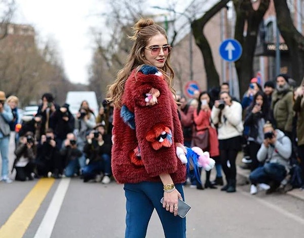 What stylish Italian women wear in winter time