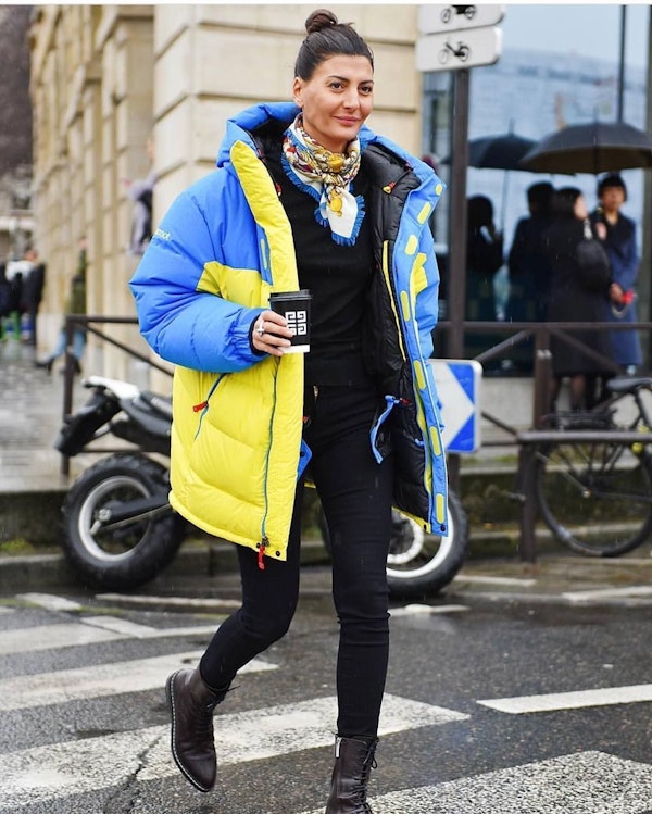 What stylish Italian women wear in winter time