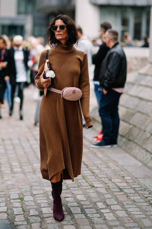 Style tips: How street style stars wear knit dresses 