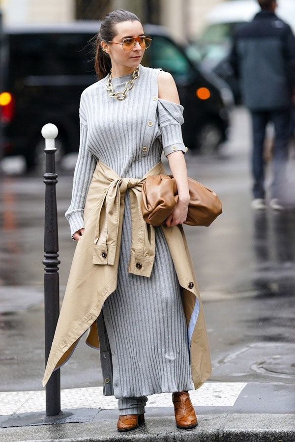 Style tips: How street style stars wear knit dresses 