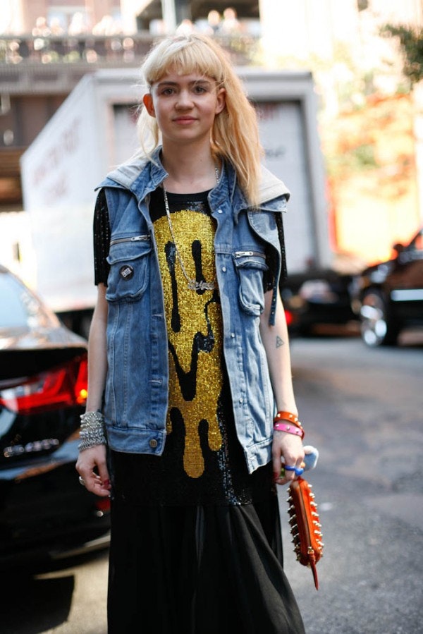 The evolution of the Grimes's style the most outlandish pop star of