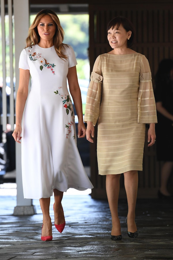 Melania Trump's capsule wardrobe