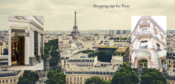 Shopping tips for Paris  
