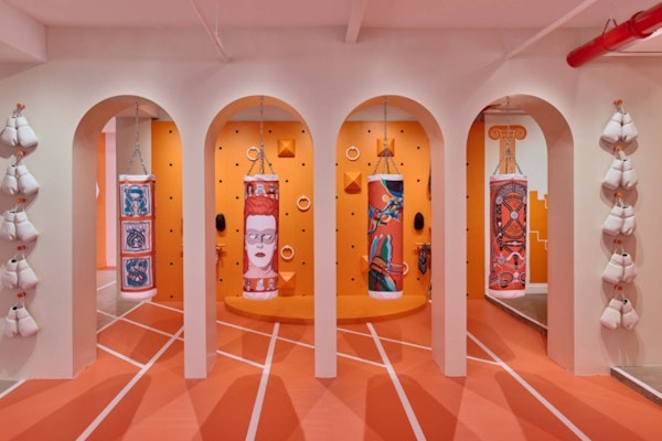 Hermès Gym Pop-Up in Brooklyn