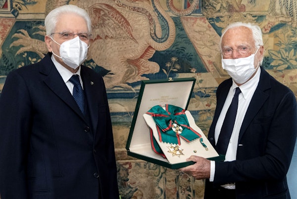 Italian Highest Civilian Recognition Goes to Giorgio Armani 