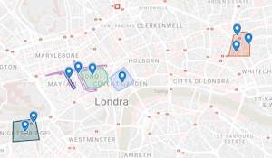 London shopping districts 
