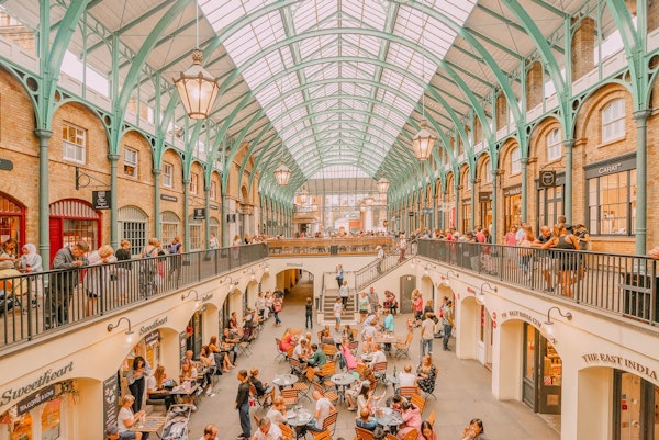 London shopping districts 