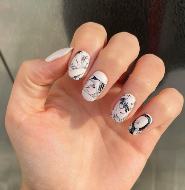 Manicures inspired by art movements