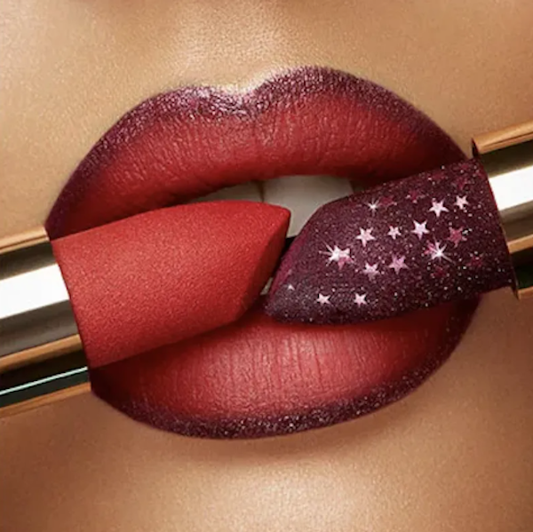 Glitter lipstick: how to apply it