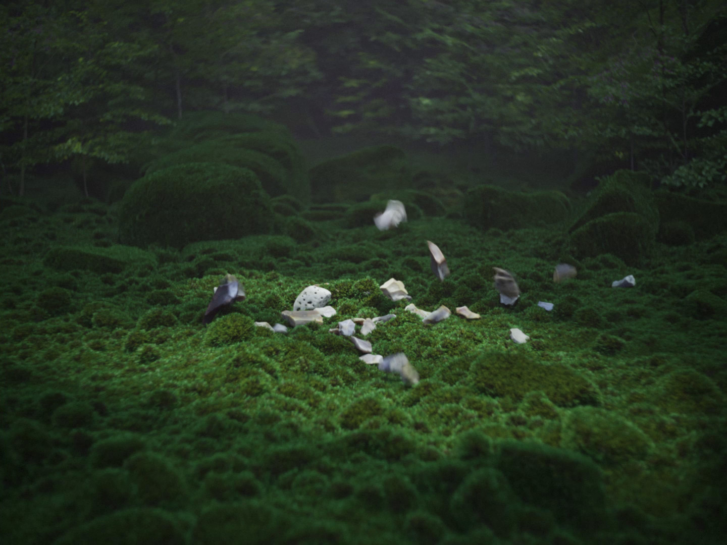 Kim Laybourn, still from The Realm of Things, 3D-animation video, 2026.